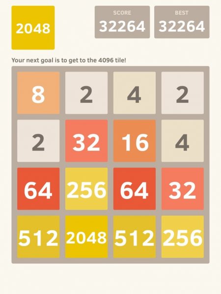 2048 játék game play